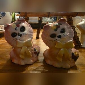 Vintage Kitsch Japa  Ceramic Cat Pepper Shaker